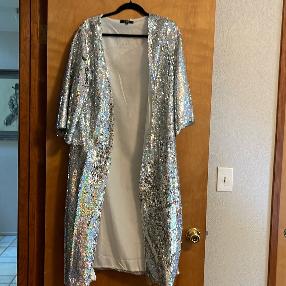 Sequin cardigan